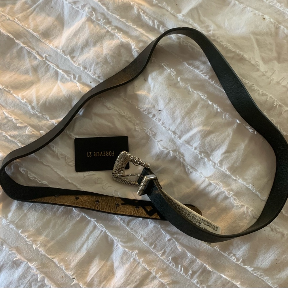 NWT Black and Silver Belt